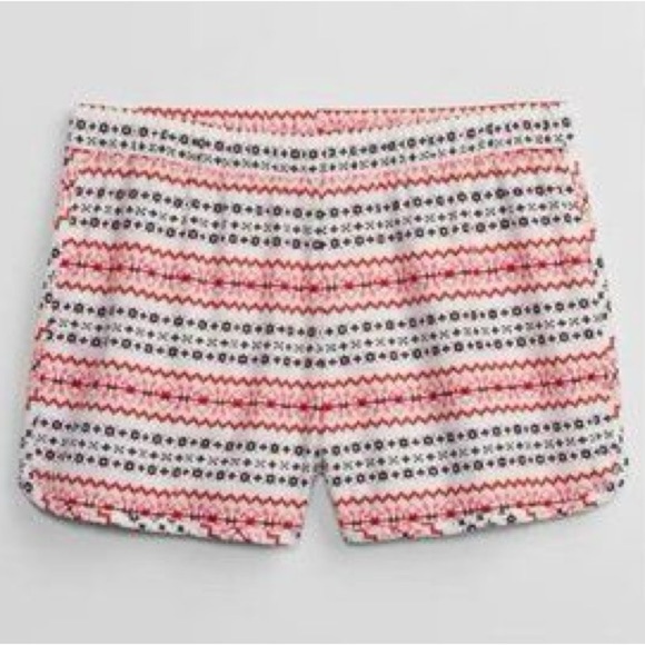 GAP GAPBODY Flannel PJ Shorts in Pink Fairisle - Picture 5 of 9